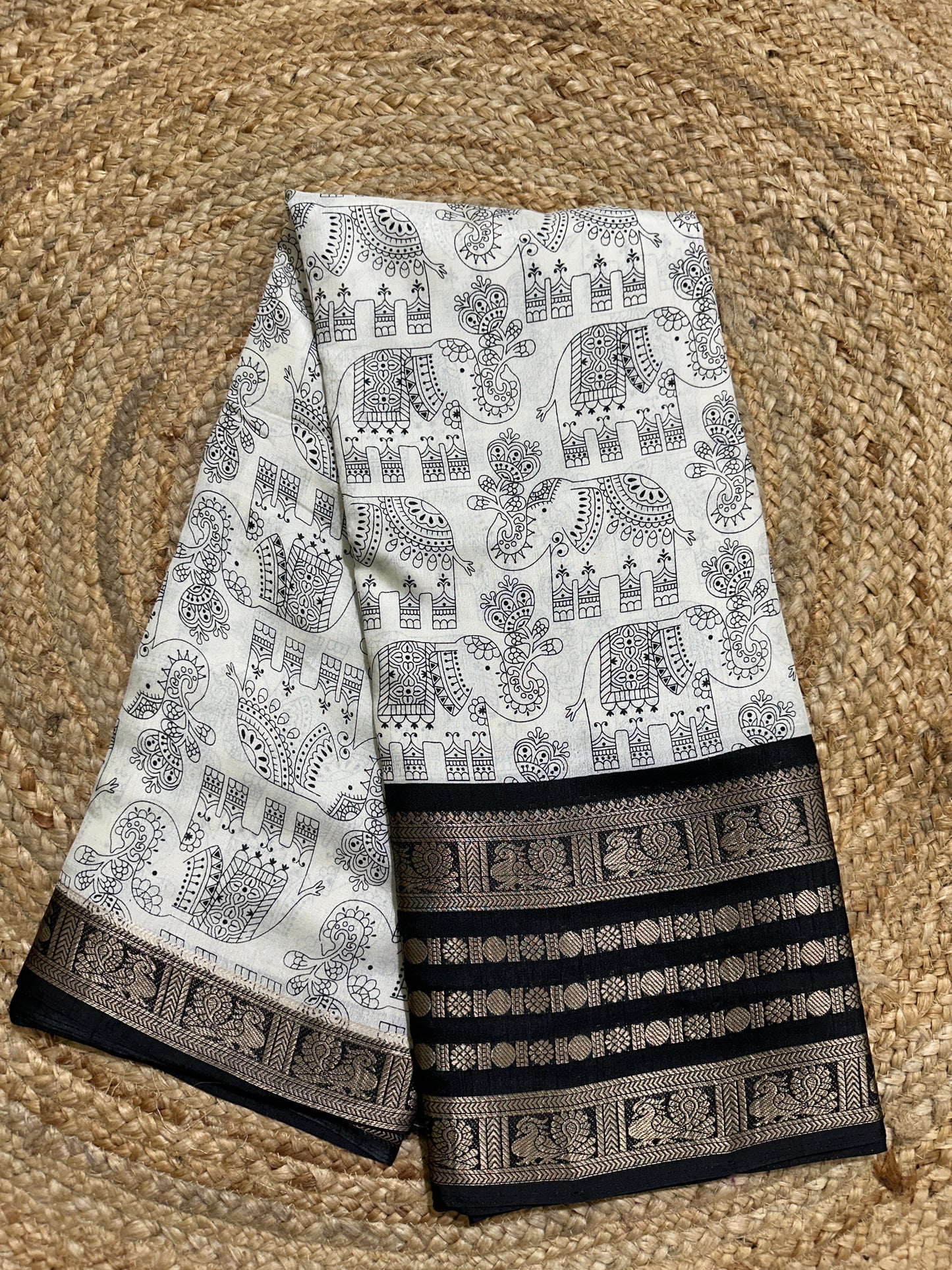 Pen Kalamkari Fancy Saree