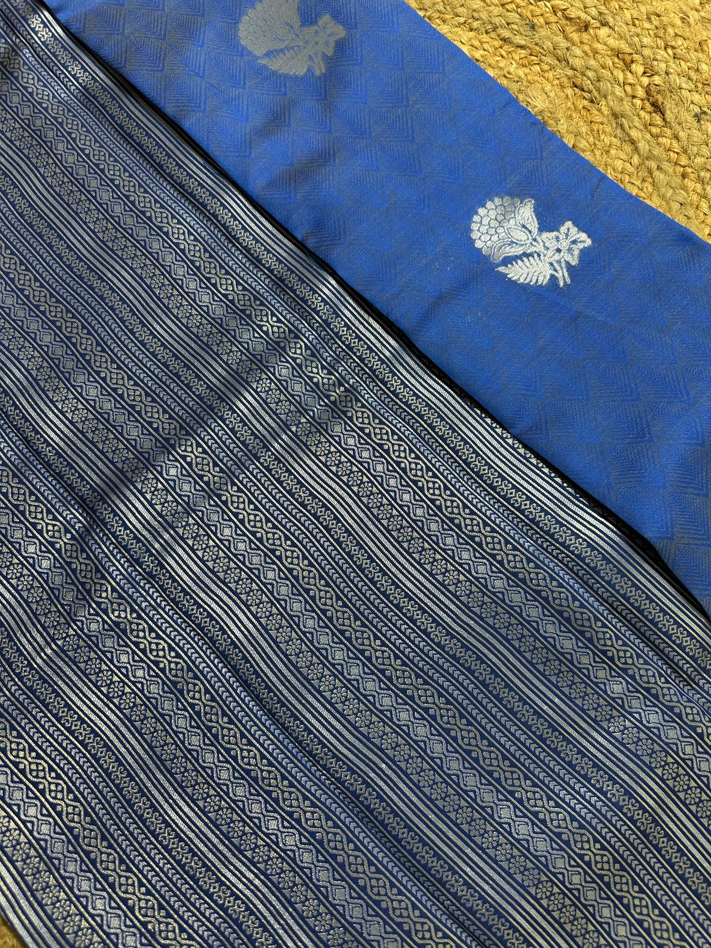 Premium Soft Brocade semi silk saree