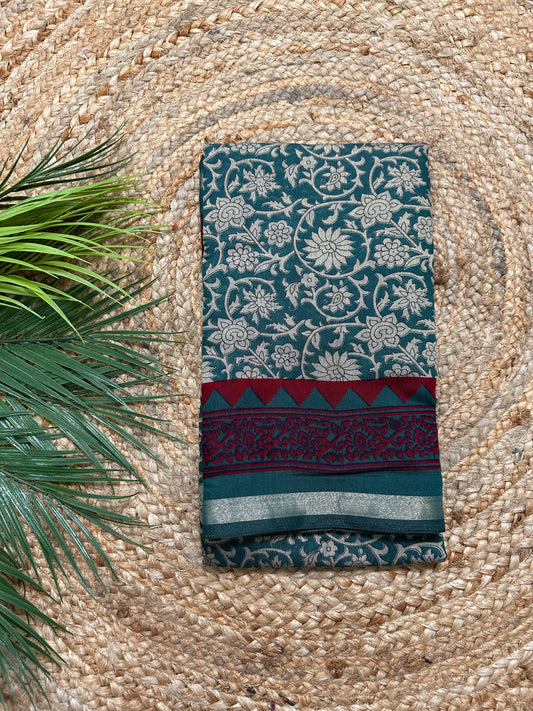 Vanilla Viscose Saree