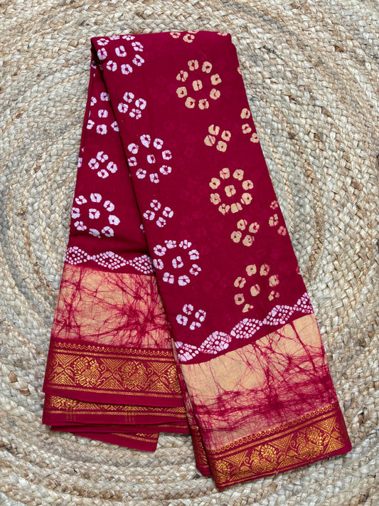 Premium Quality Sungudi Cotton