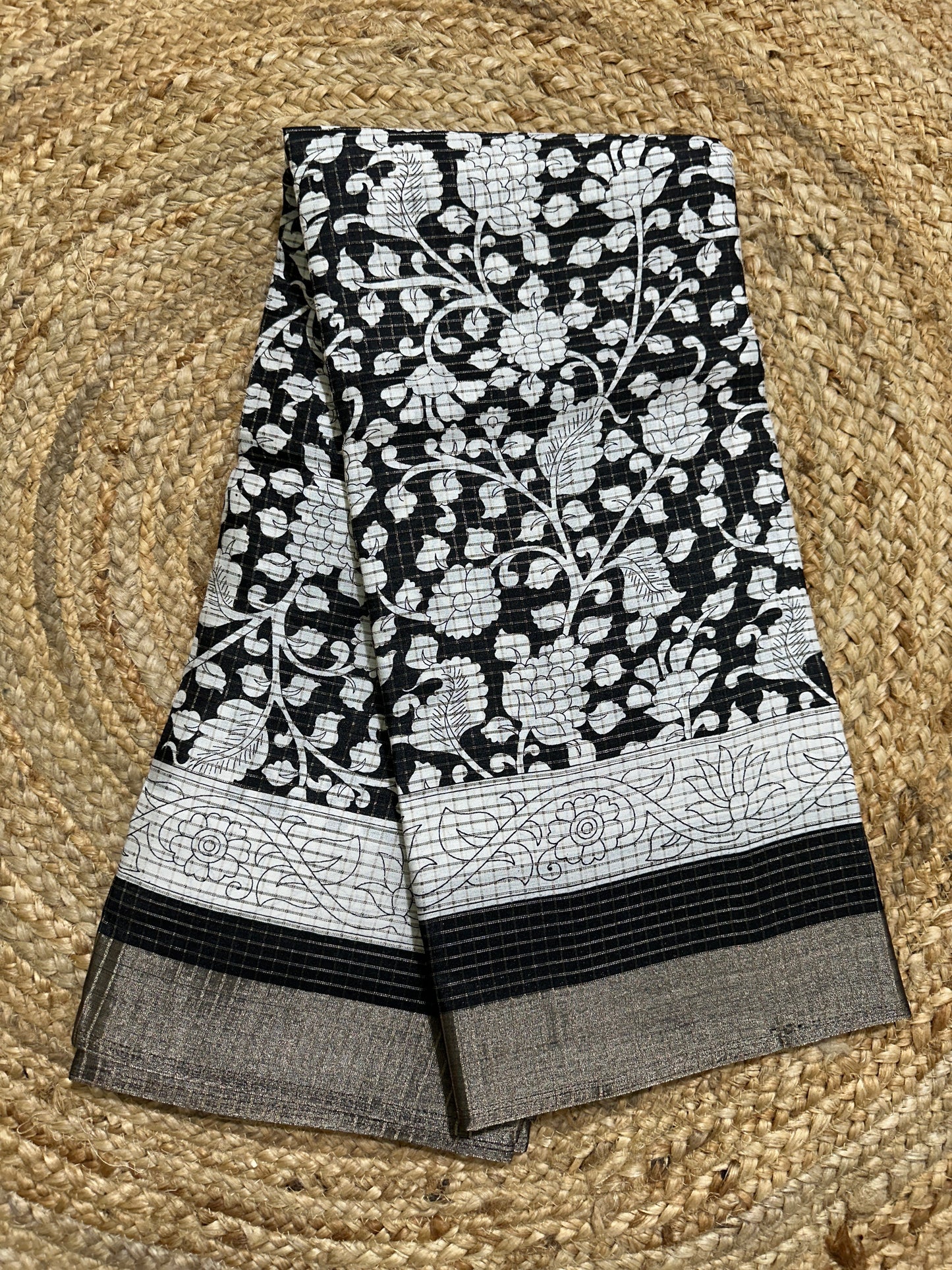Pen Kalamkari Fancy Saree